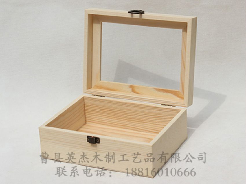點擊查看詳細信息<br>標題：松木原木色亞克力蓋子木盒 閱讀次數：2189